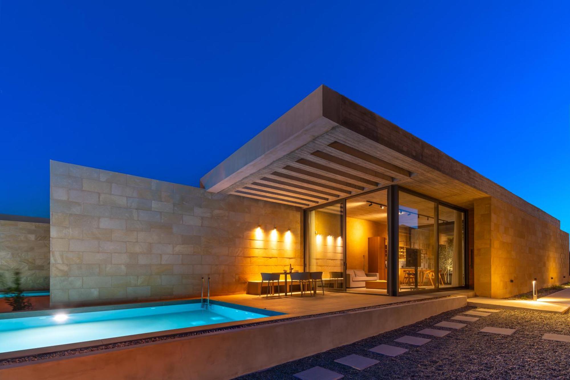 Linear Cabanon Kallithea Luxury Villa Koskinou (Rhodes)